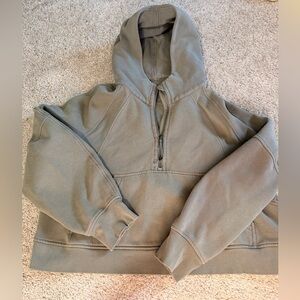 Lululemon oversized quarter zip scuba